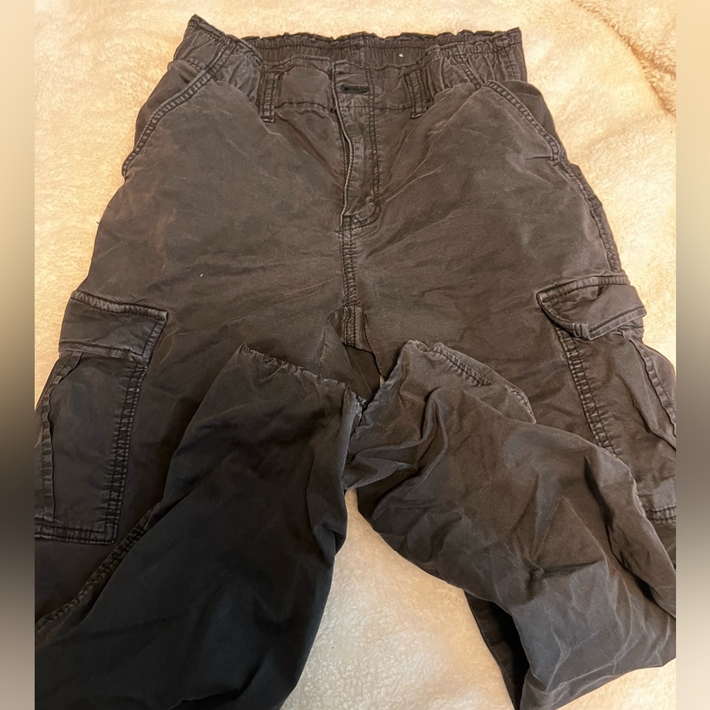 black AE cargo pants